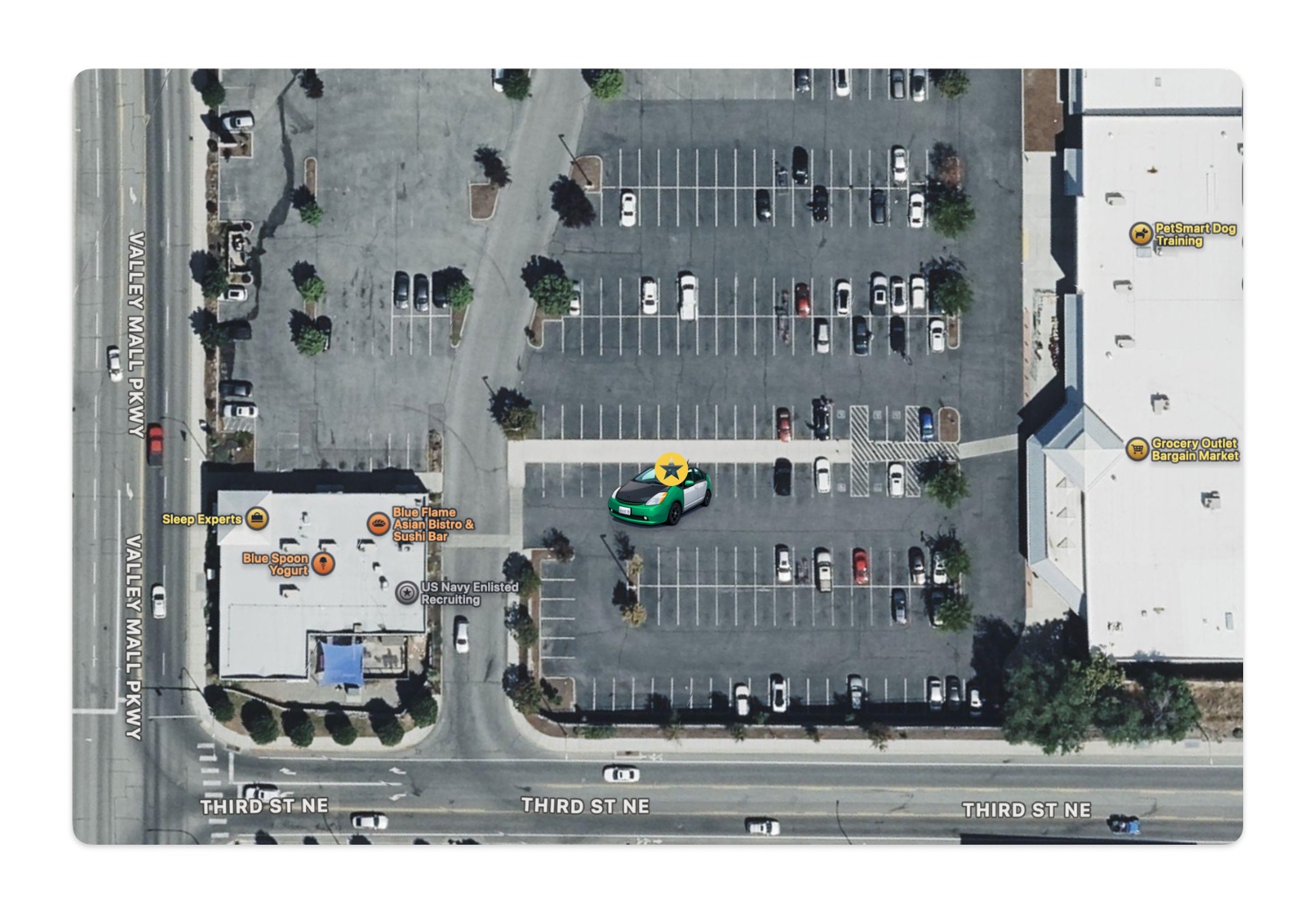 Pickup location directions near East Wenatchee Grocery Outlet